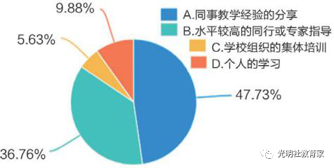 图十九:“90后”教师认为提升教育水平帮助最大的因素
