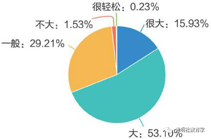 图三十:“90后”教师的工作压力