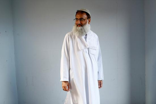当地时间2018年5月11日,丹麦哥本哈根,默罕默德·阿斯拉姆(Mohammed Aslam)是Mjolnerparken社区的负责人。