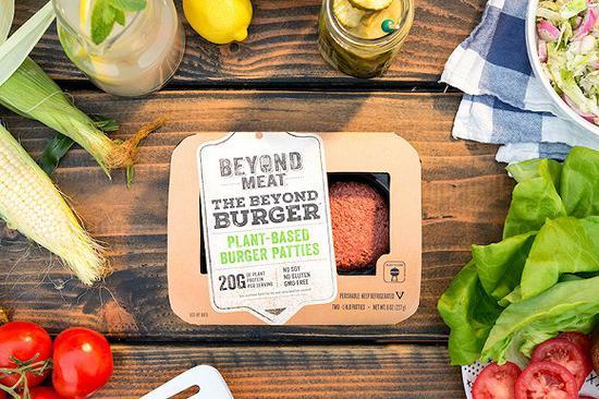 Beyond Meat推出的汉堡肉产品