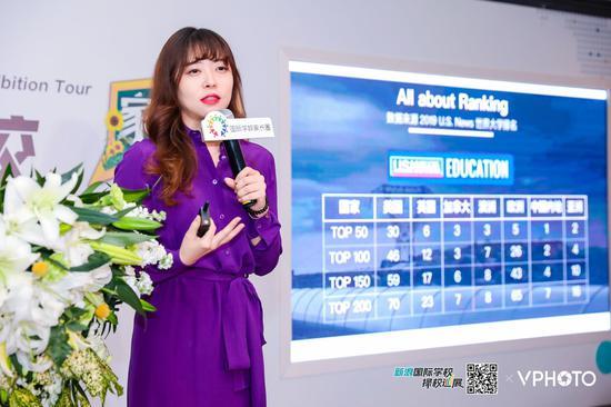 北京新东方学校北美项目部高级主管王梅