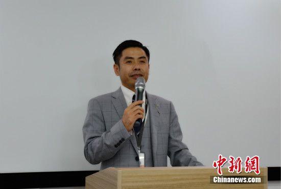 赤燊集团营运事业中心总经理柳孝银讲话