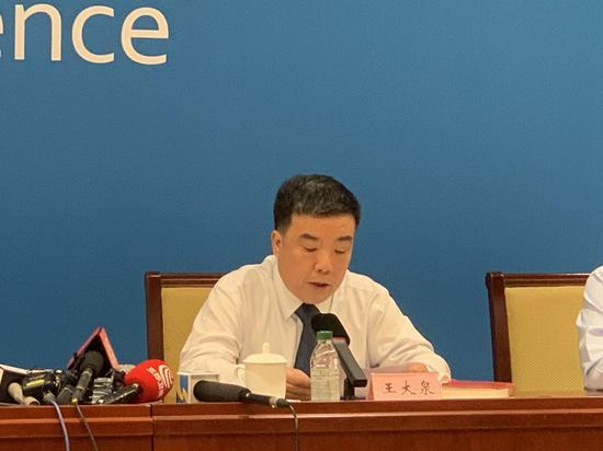 教育部政策法规司副司长王大泉。封面新闻记者粟裕摄影