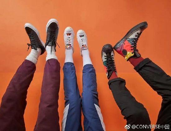 CONVERSE百家衣系列产品。(图片来源:CONVERSE)