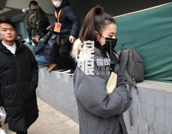 李兰迪在艺考现场