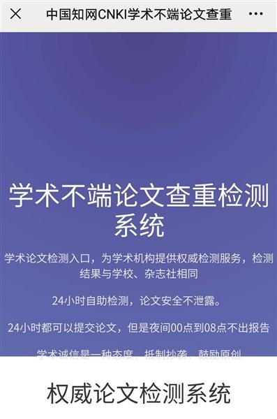 另外一个山寨查重网站。网页截图