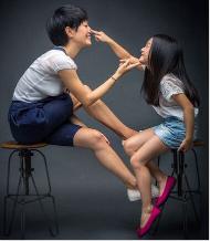 马伊琍和女儿爱马