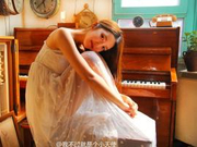 北工商女神晒唯美写真 白纱裙甜美小清新(图)