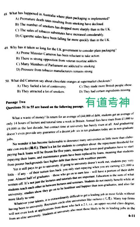 英语六级真题(有道考神版)