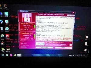 仲恺农业工程学院白云校区一名学生电脑中毒。(受访者供图)