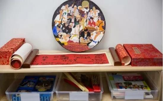 教室里的中文角 图片来源:独立报