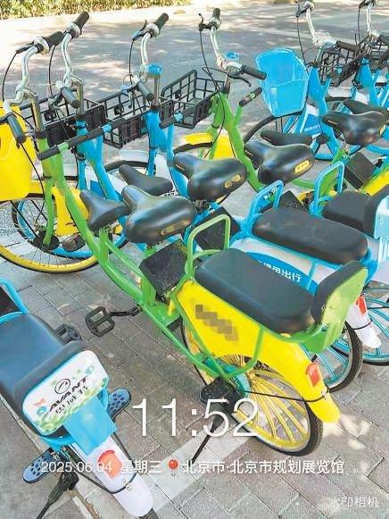 “亲子单车”为两座甚至三座车,有安全隐患。