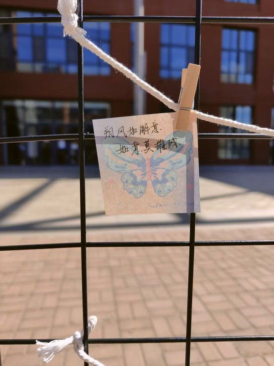 张希希在大二时悄悄许下的愿望。
