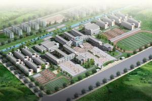 效果图:ischool 微城未来学校鸟瞰图