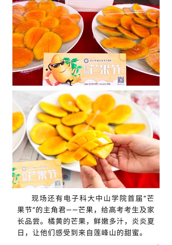 电子科大中山学院今年首次举办芒果节