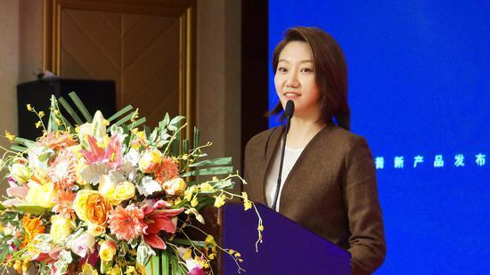 简学&天普教育集团高级副总裁张翠发表讲话