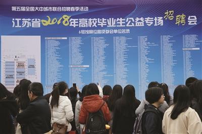 公益招聘会现场。新华报业视觉中心记者 刘莉 摄