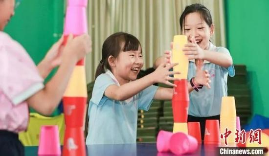7月19日,北京暑期学生托管服务正式开始。 中新社记者 贾天勇