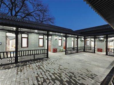 一座四合院被改造成北京安定医院儿童精神科病房,患儿在此接受治疗。北京安定医院供图