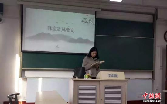 原梦园在听课 供图
