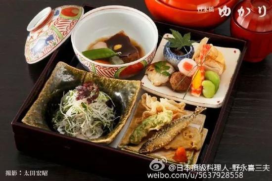 老字号日料店日本桥缘最具人气午餐便当(yukari御膳)