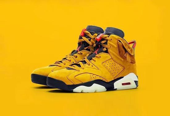 Travis Scott x Air Jordan 6发售日期:2020 年