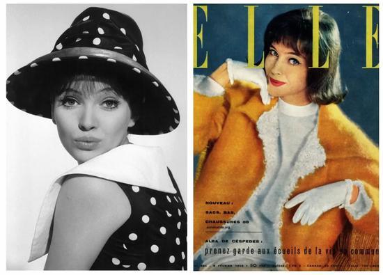 右图:1959年《ELLE》封面