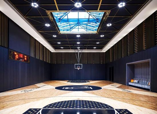 NBA 标准的篮球场