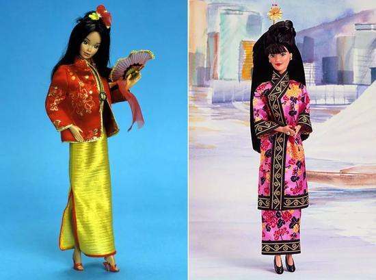 左：东方娃娃，右：中国娃娃