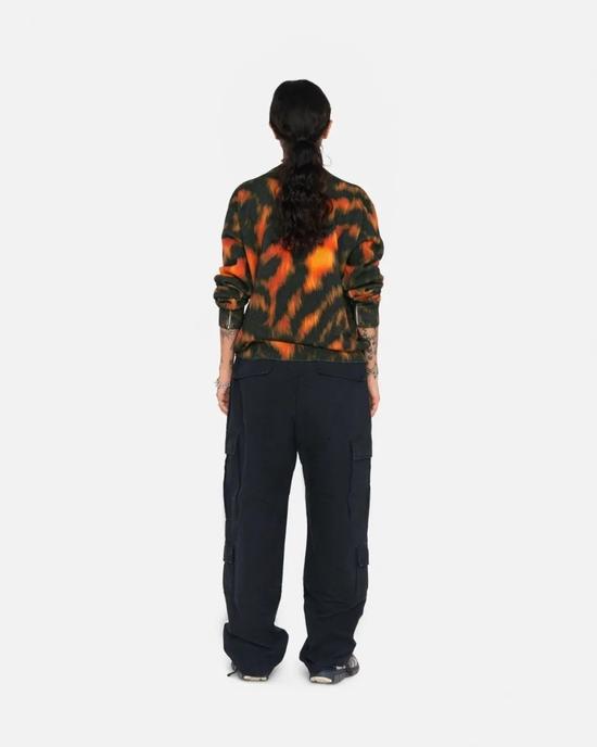 Printed Fur Sweater / Via Stüssy