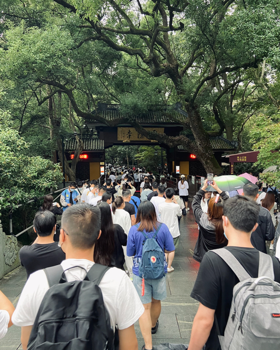灵隐寺景区检票入口