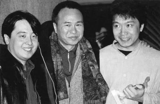 ▲华语影坛宗师 台湾导演侯孝贤(中)贾樟柯(左)是枝裕和(右)