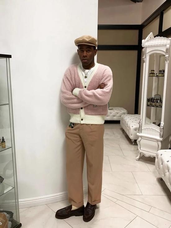 Golf Wang x Lacoste 马海毛开衫