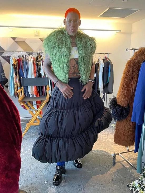 Dennis Rodman 近期杂志造型