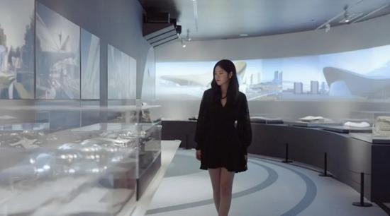 ▲扎哈·哈迪德建筑事务所中国内地首展现场