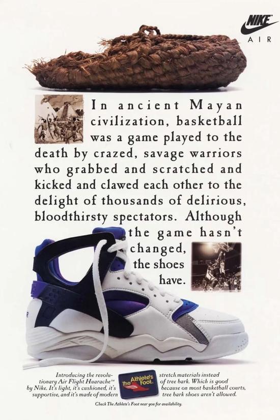 最早期的实战鞋之一 Nike Air Flight Huarache(1992)