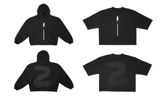 kanyewest.com 发售的 Merch 系列 | Via kanyewest.com