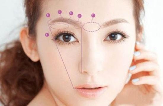 纹眉补色