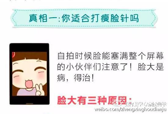 你适合打瘦脸针吗