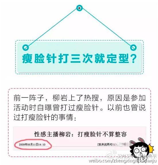 瘦脸针打三次能定型?