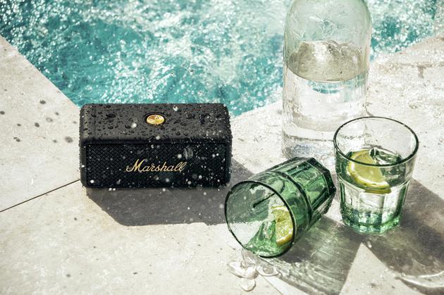 Marshall 限定配色Emberton Black & Brass便携音箱