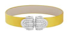 Boucheron宝诗龙Histoire de Style, Like a Queen高级珠宝系列Lemon Slice短颈链佩戴形式