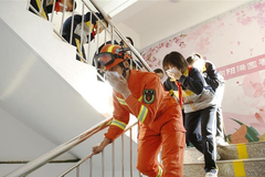 Fire-fighting exercises, public educational campaigns held across China