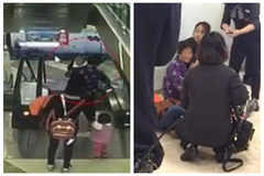 Infant falls off 3rd floor as grandma stumbles on elevator