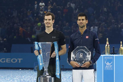 Murray, Djokovic attend awarding ceremony at ATP finals