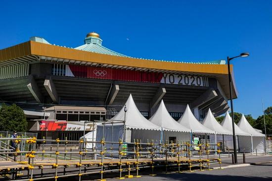 位于东京千代田区的日本武道馆外观。