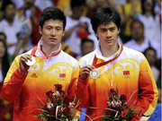 蔡赟贺傅海峰奥运夺金 