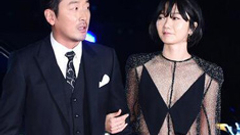 裴斗娜透视黑裙