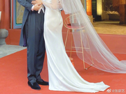 组图：张歆艺晒林志玲婚礼超甜现场照 袁弘大方祝福新人