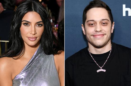 金·卡戴珊(Kim Kardashian)与皮特·戴维森(Pete Davidson)